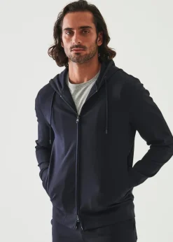 PATRICK ASSARAF Active Full Zip Hoodie|Men Sweatshirts & Hoodies
