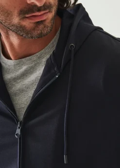PATRICK ASSARAF Active Full Zip Hoodie|Men Sweatshirts & Hoodies