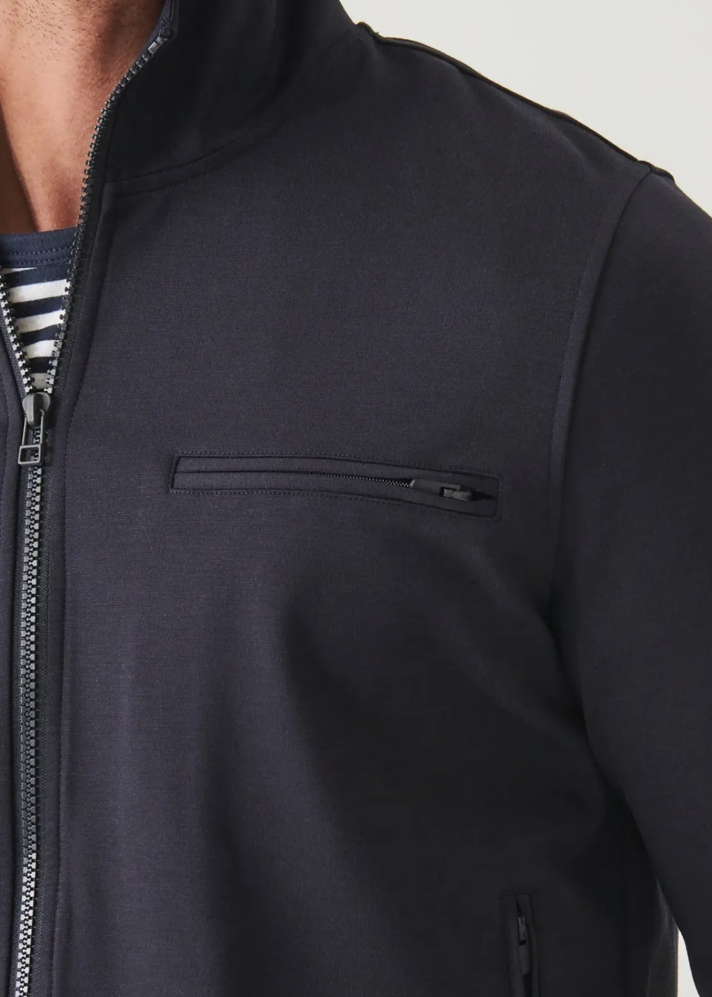 PATRICK ASSARAF Active Full Zip Track Jacket|Men Outerwear