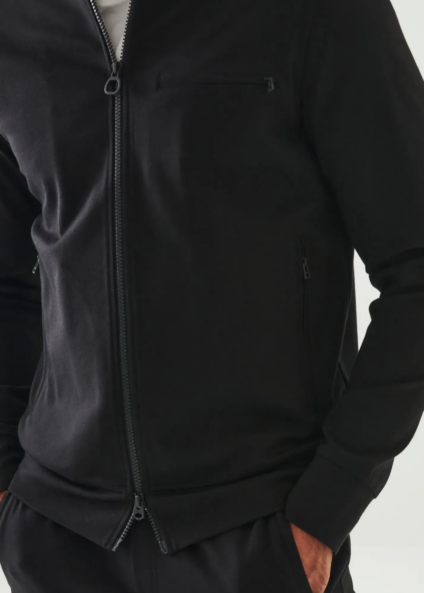 PATRICK ASSARAF Active Full Zip Track Jacket|Men Outerwear