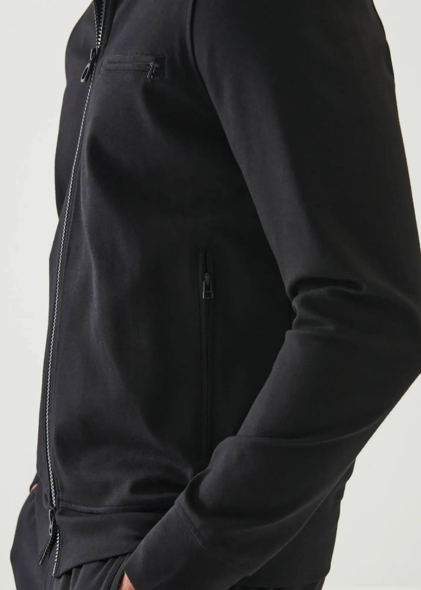 PATRICK ASSARAF Active Full Zip Track Jacket|Men Outerwear