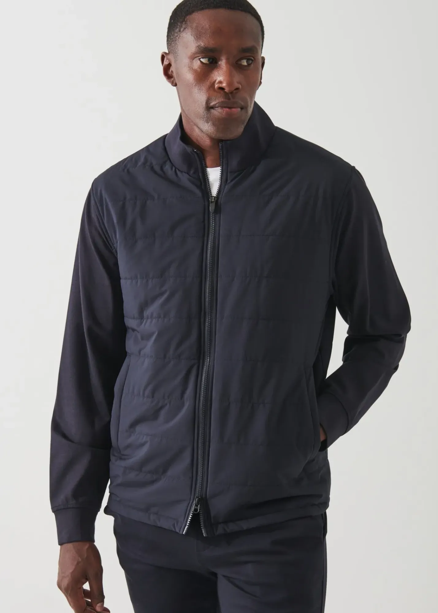 PATRICK ASSARAF Active Quilted Bomber Jacket|Men Outerwear