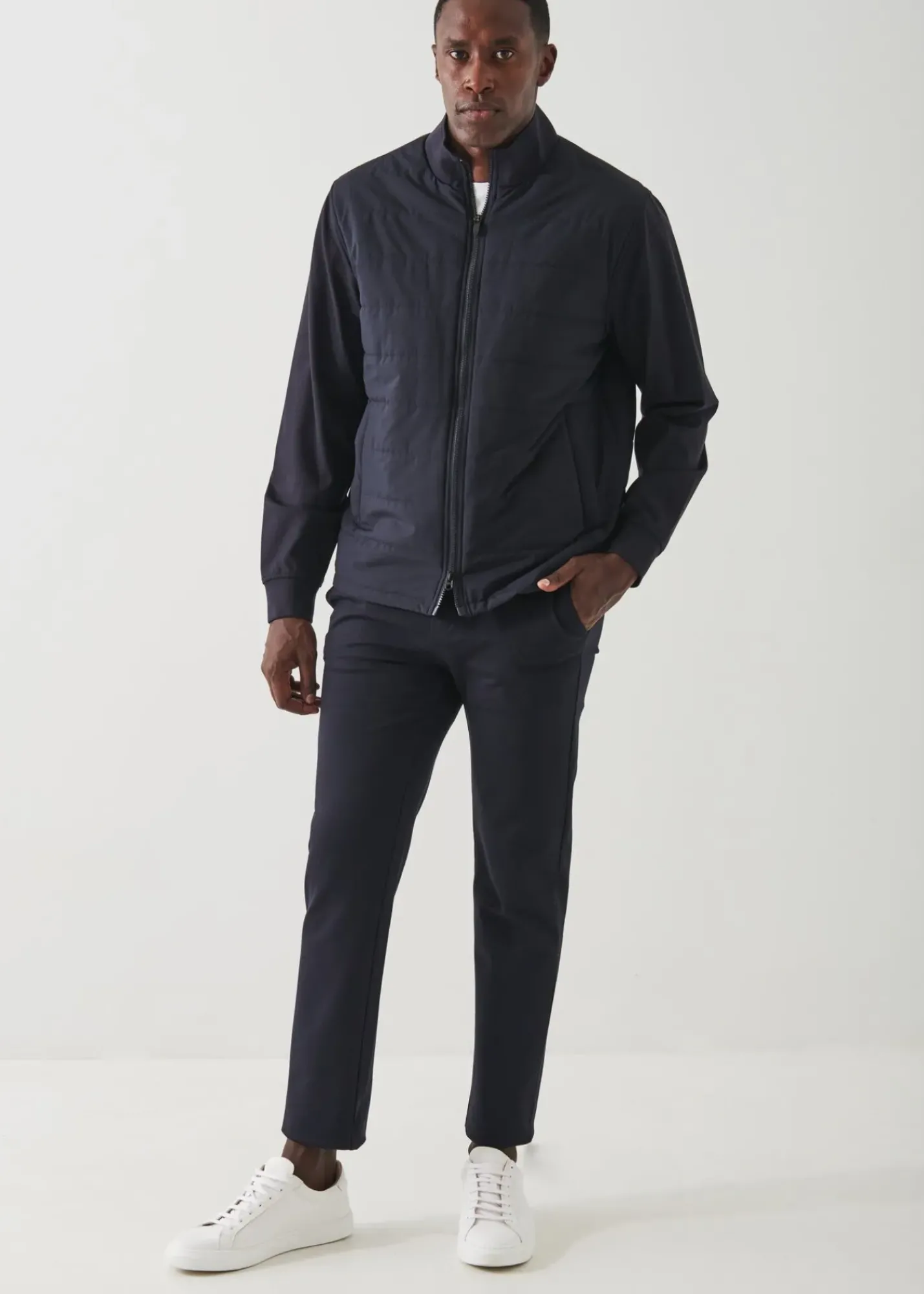 PATRICK ASSARAF Active Quilted Bomber Jacket|Men Outerwear
