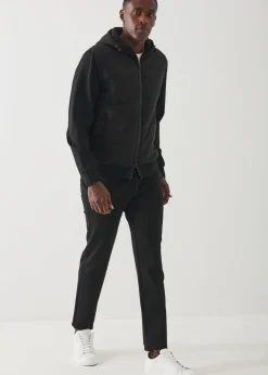 PATRICK ASSARAF Active Quilted Mix-Media Hoodie|Men Outerwear