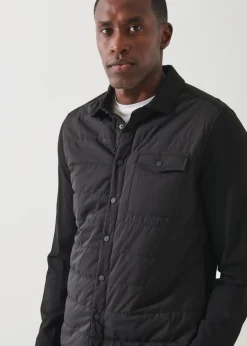 PATRICK ASSARAF Active Quilted Shirt Jacket|Men Outerwear