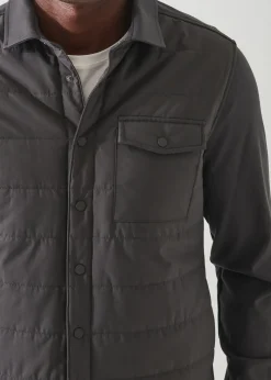 PATRICK ASSARAF Active Quilted Shirt Jacket|Men Outerwear