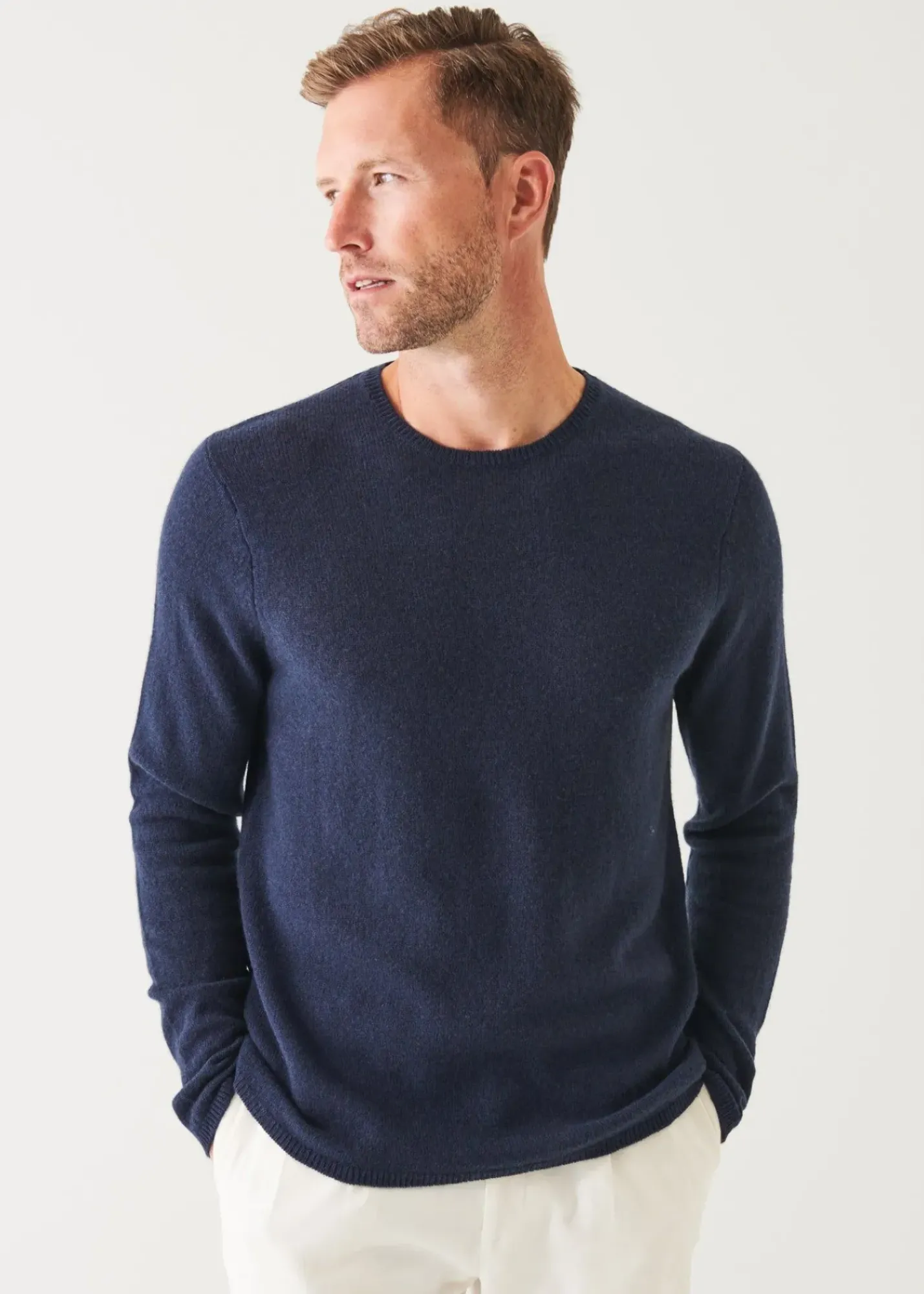 PATRICK ASSARAF Air Cashmere Sweater|Men Knitwear