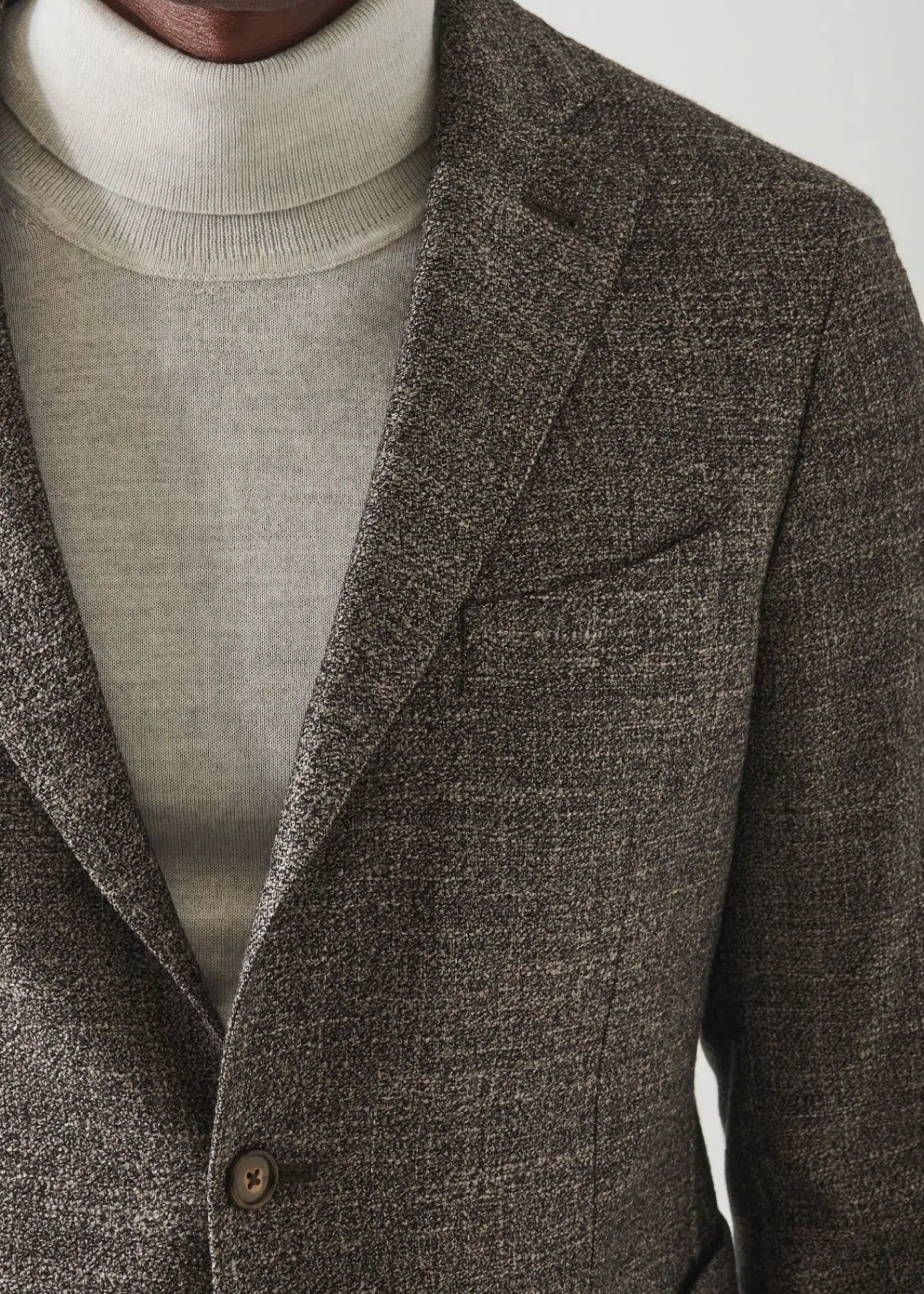 PATRICK ASSARAF Boucle Two-Button Blazer|Men Blazers