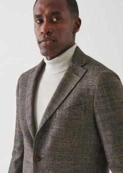PATRICK ASSARAF Boucle Two-Button Blazer|Men Blazers