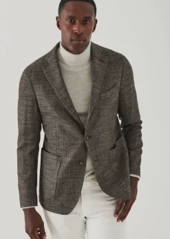 PATRICK ASSARAF Boucle Two-Button Blazer|Men Blazers