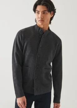 PATRICK ASSARAF Button Front Half Milano Cardigan|Men Knitwear