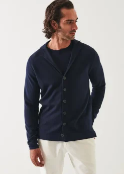 PATRICK ASSARAF Button-Up Double Face Jacket|Men Knitwear