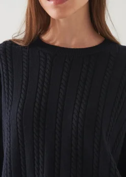 PATRICK ASSARAF Cable Knit Crewneck|Women Knitwear