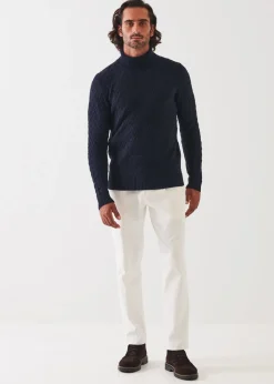 PATRICK ASSARAF Cable Turtleneck|Men Knitwear