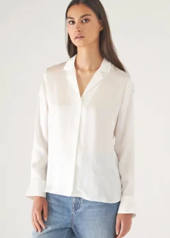 PATRICK ASSARAF Camp Collar Silk Shirt|Women Shirts