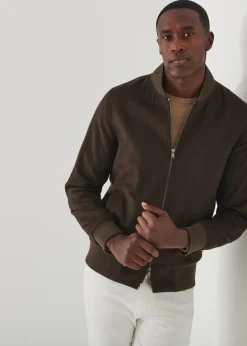 PATRICK ASSARAF Cashmere Baseball Bomber|Men Outerwear