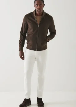 PATRICK ASSARAF Cashmere Baseball Bomber|Men Outerwear