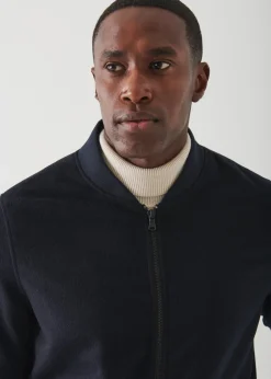 PATRICK ASSARAF Cashmere Baseball Bomber|Men Outerwear