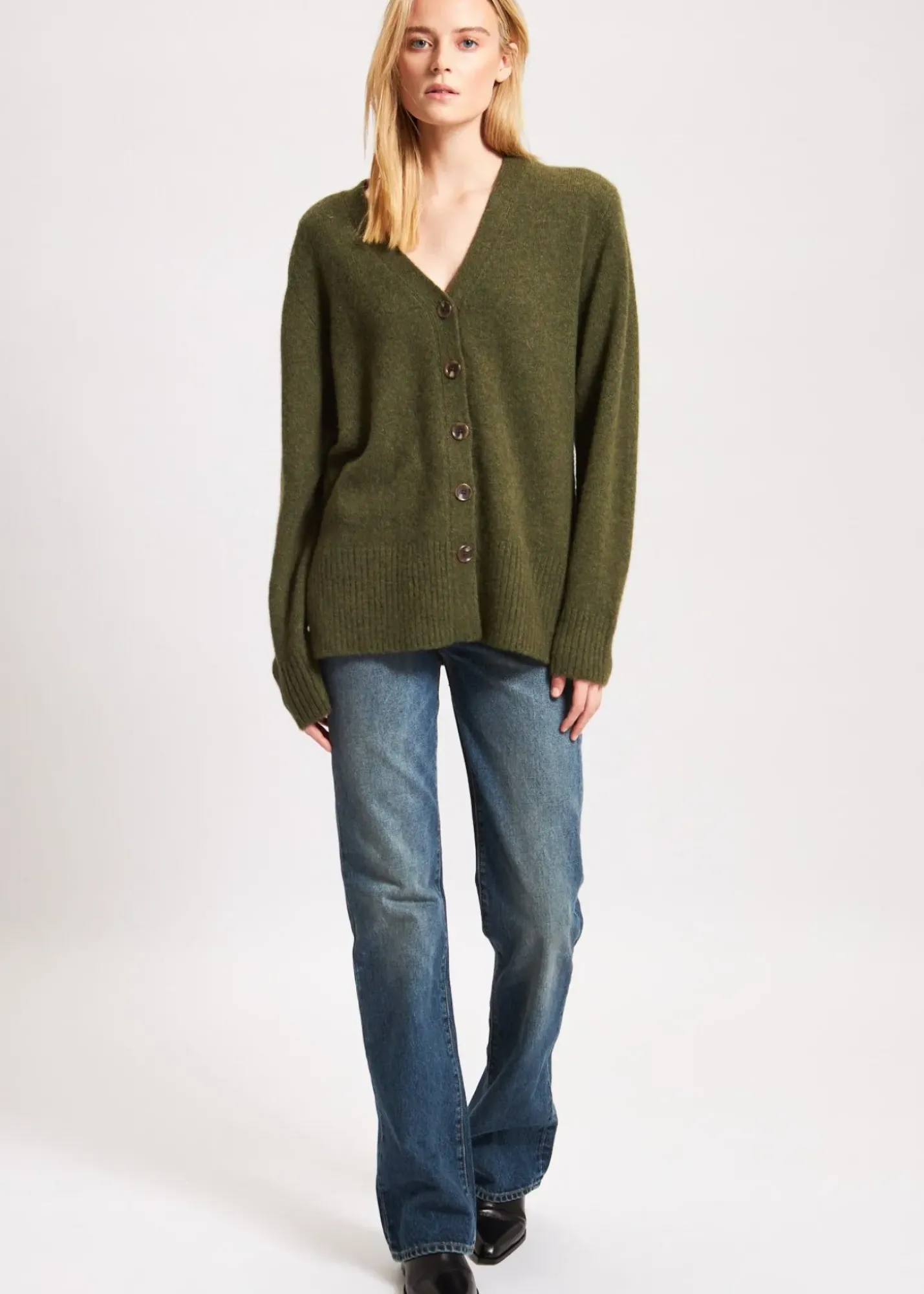PATRICK ASSARAF Cashmere Blend Cardigan|Women Knitwear