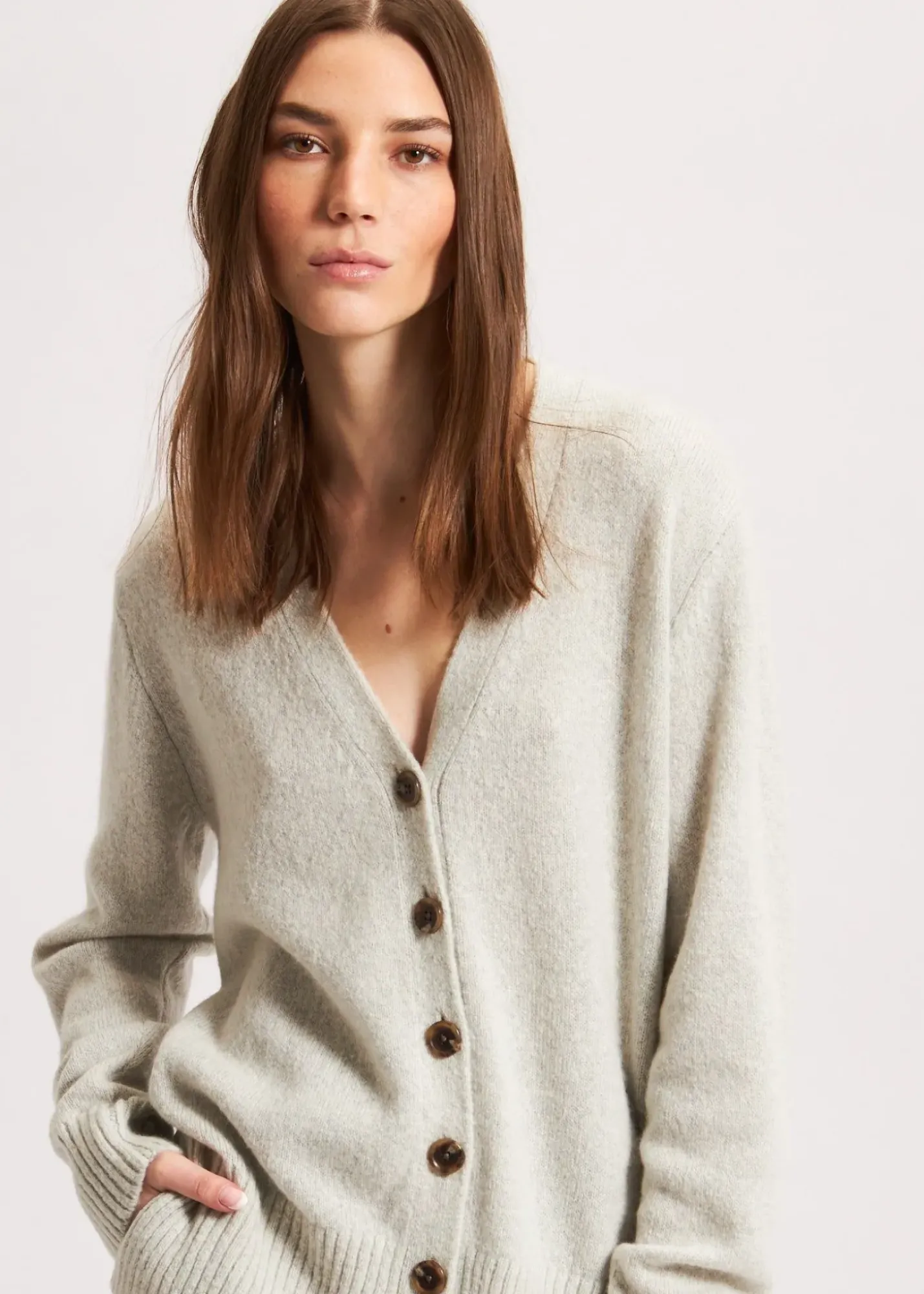 PATRICK ASSARAF Cashmere Blend Cardigan|Women Knitwear