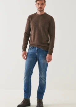 PATRICK ASSARAF Cashmere Blend Crewneck|Men Knitwear