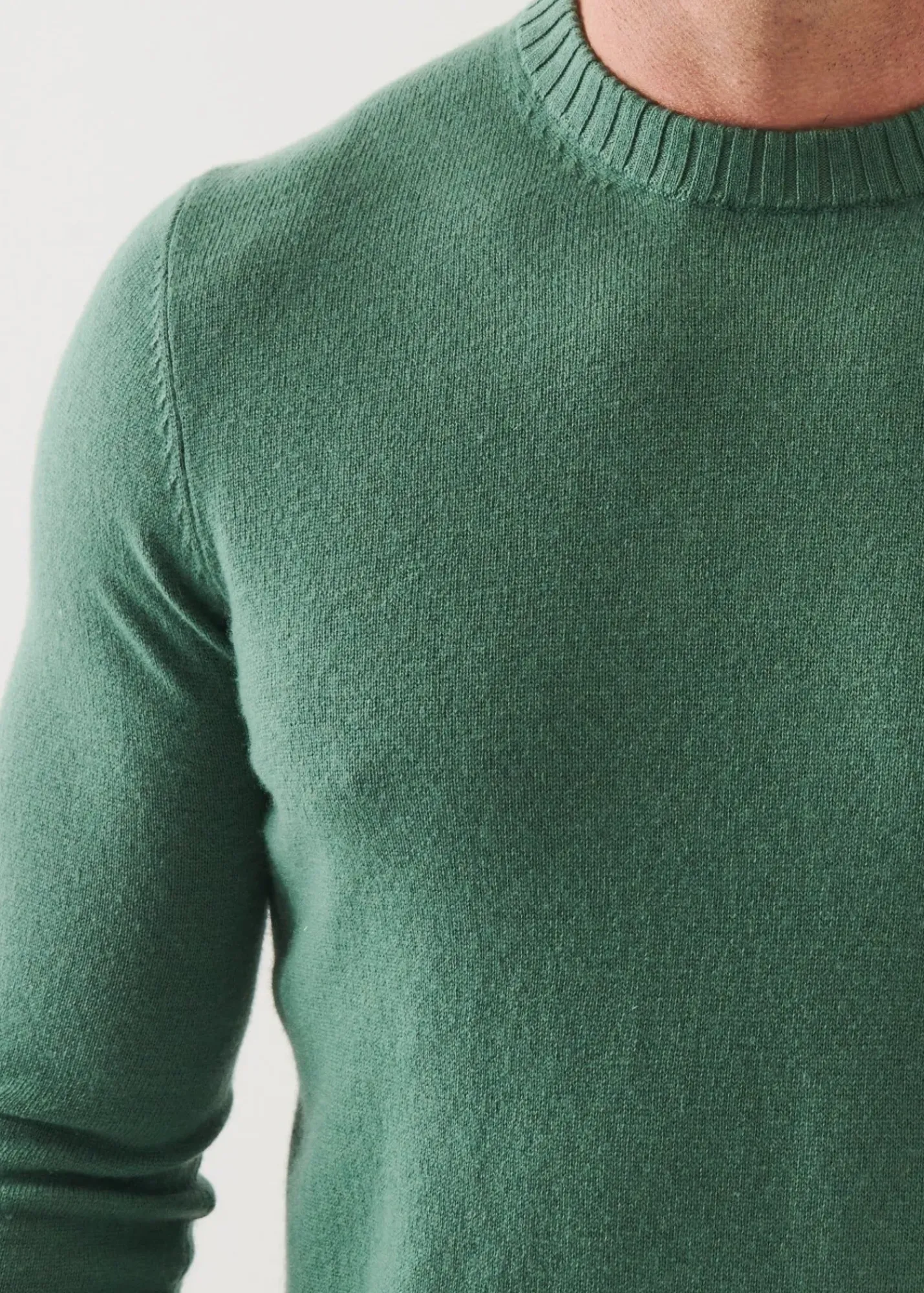 PATRICK ASSARAF Cashmere Blend Crewneck|Men Knitwear