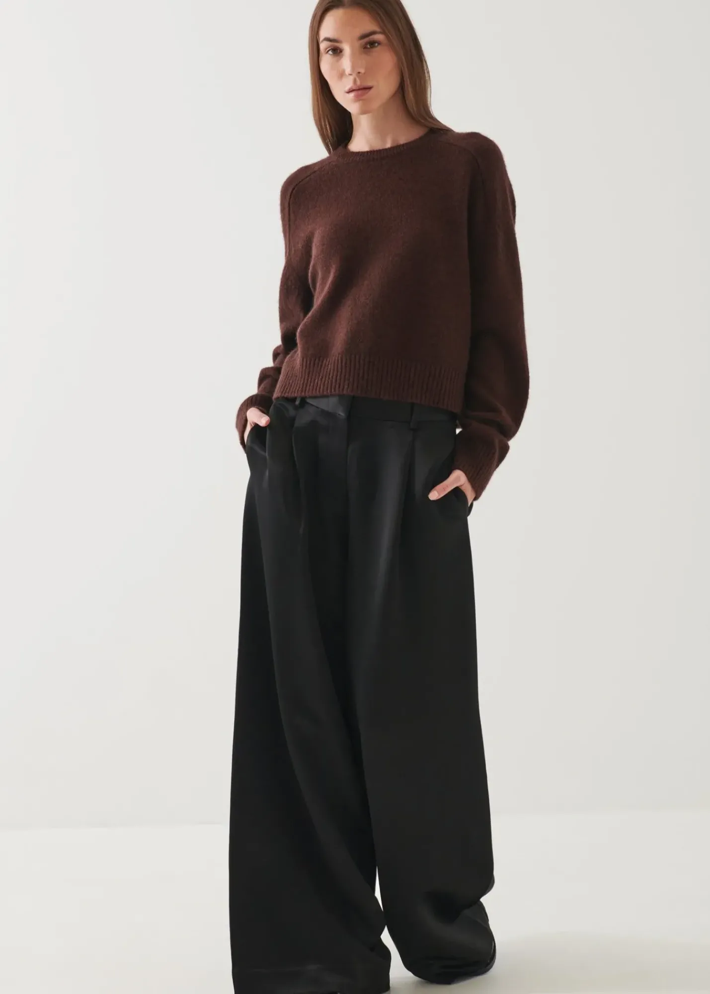 PATRICK ASSARAF Cashmere Blend Sweater|Women Knitwear