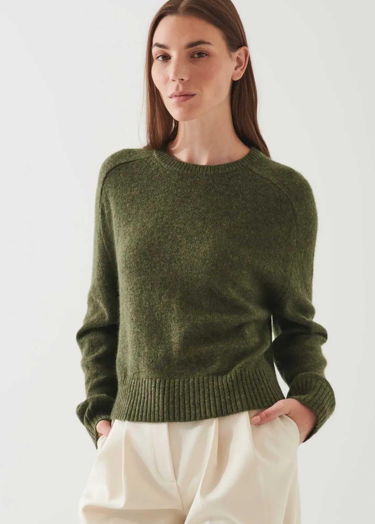 PATRICK ASSARAF Cashmere Blend Sweater|Women Knitwear