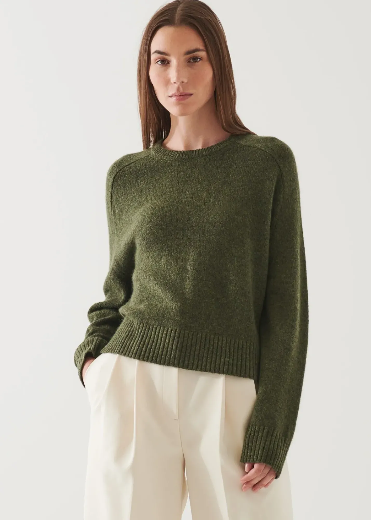 PATRICK ASSARAF Cashmere Blend Sweater|Women Knitwear