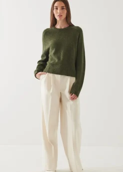 PATRICK ASSARAF Cashmere Blend Sweater|Women Knitwear