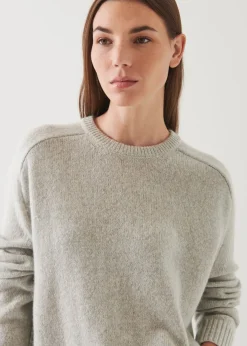 PATRICK ASSARAF Cashmere Blend Sweater|Women Knitwear