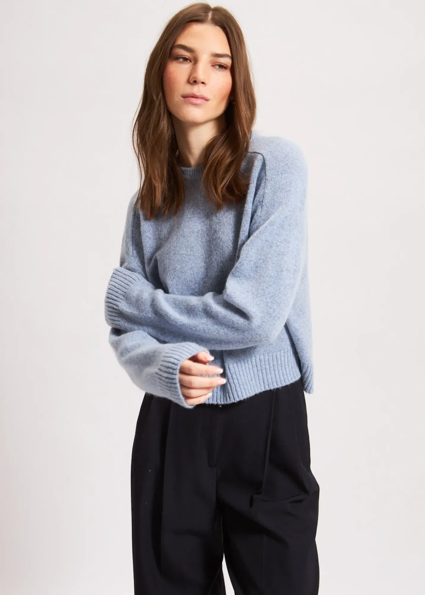 PATRICK ASSARAF Cashmere Blend Sweater|Women Knitwear