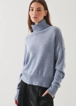 PATRICK ASSARAF Cashmere Blend Turtleneck|Women Knitwear