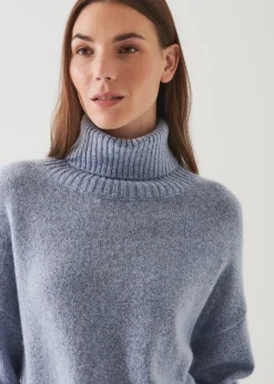 PATRICK ASSARAF Cashmere Blend Turtleneck|Women Knitwear