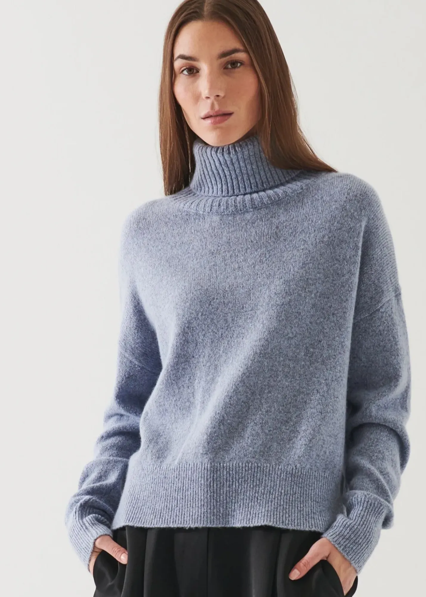 PATRICK ASSARAF Cashmere Blend Turtleneck|Women Knitwear