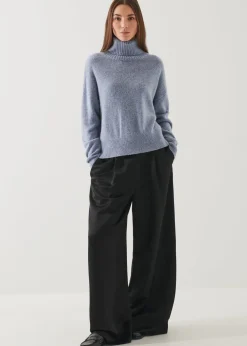 PATRICK ASSARAF Cashmere Blend Turtleneck|Women Knitwear