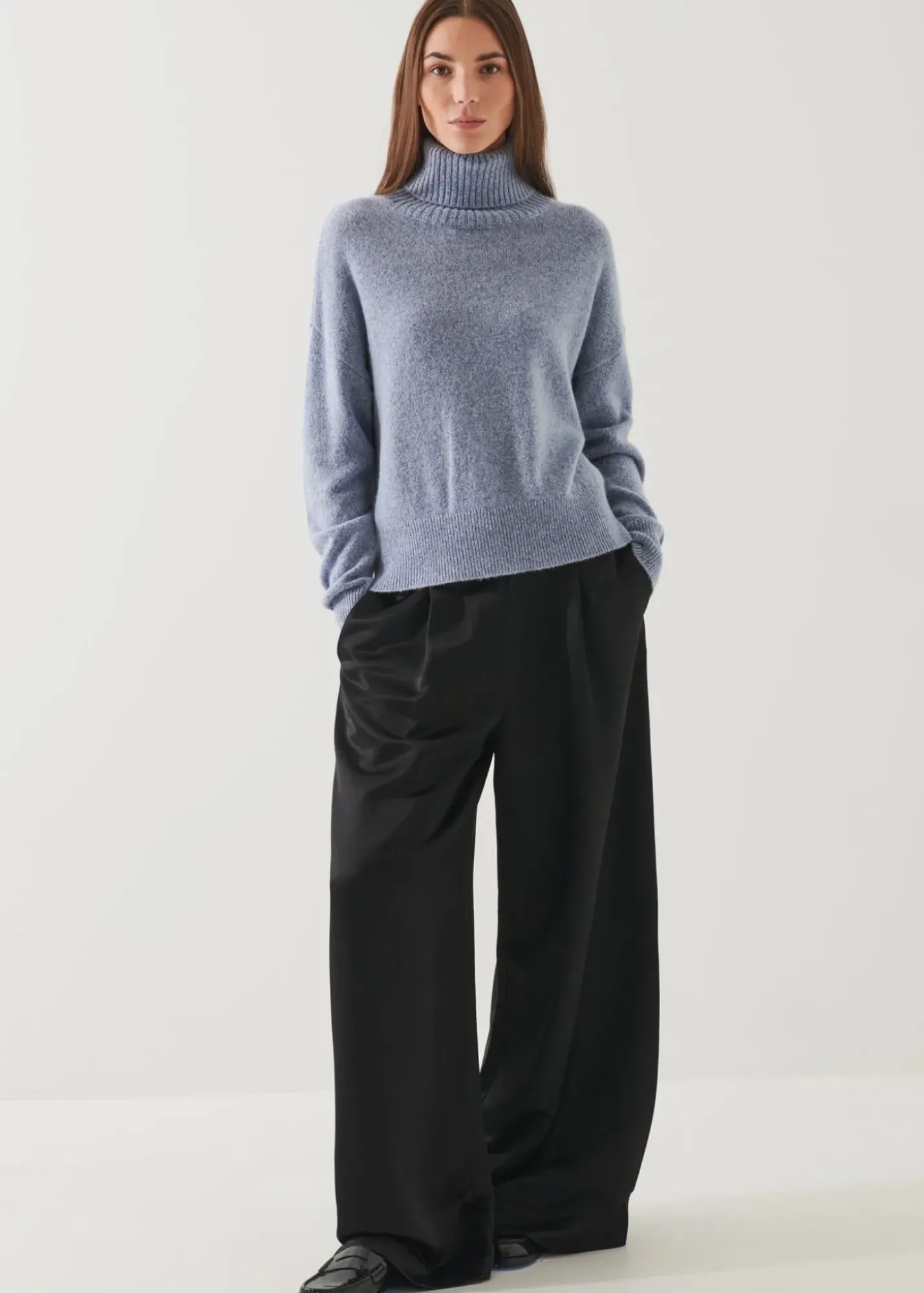 PATRICK ASSARAF Cashmere Blend Turtleneck|Women Knitwear