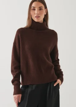 PATRICK ASSARAF Cashmere Blend Turtleneck|Women Knitwear