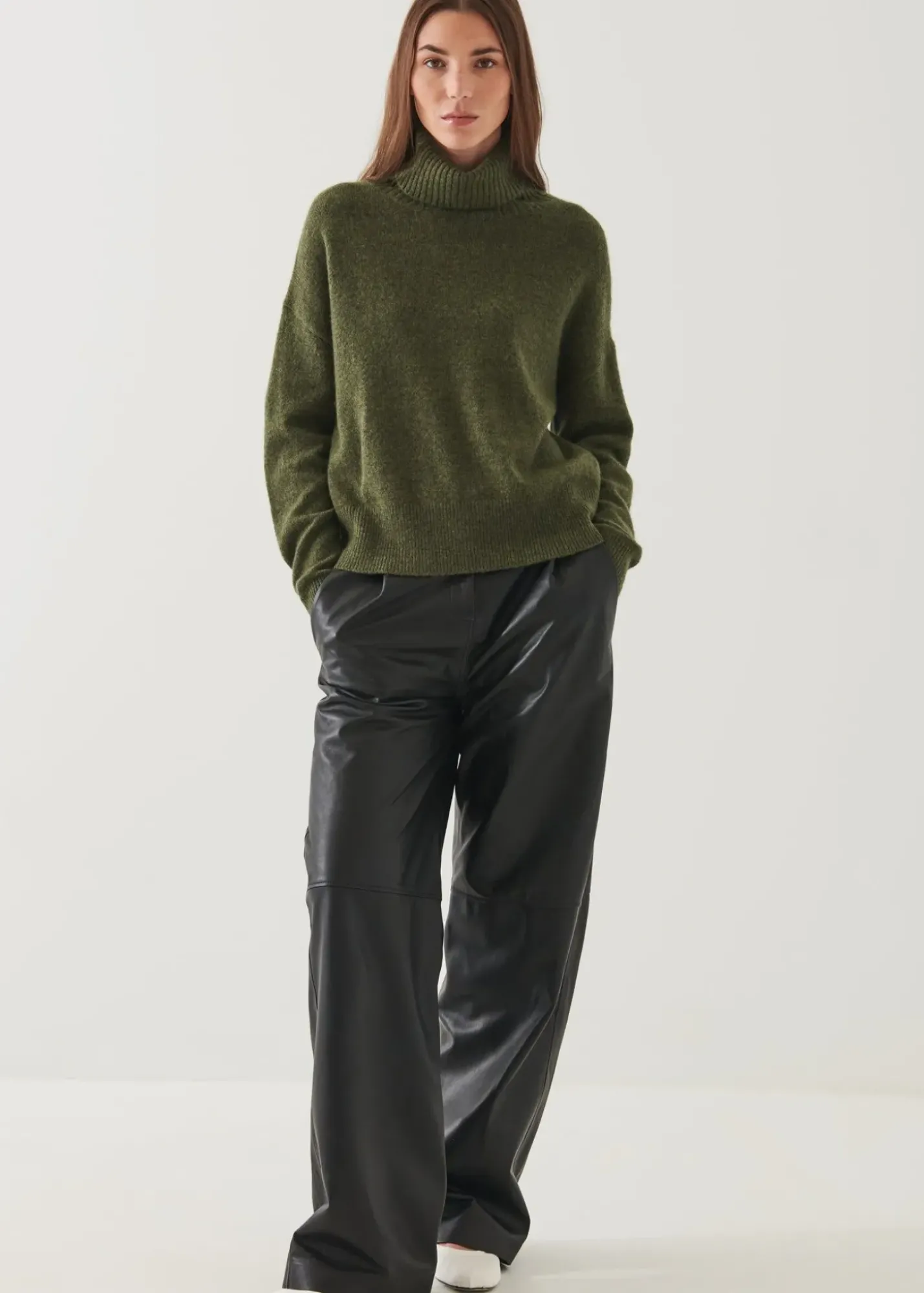 PATRICK ASSARAF Cashmere Blend Turtleneck|Women Knitwear