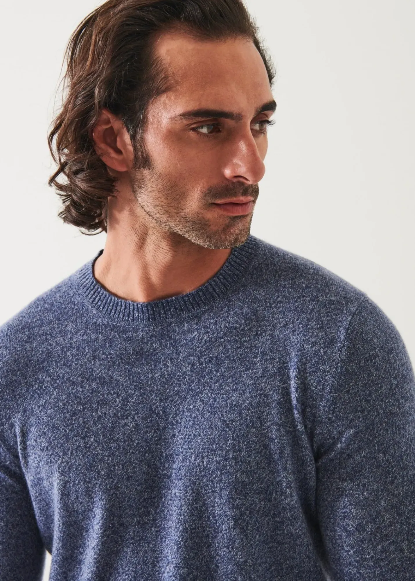 PATRICK ASSARAF Cashmere Crewneck|Men Knitwear
