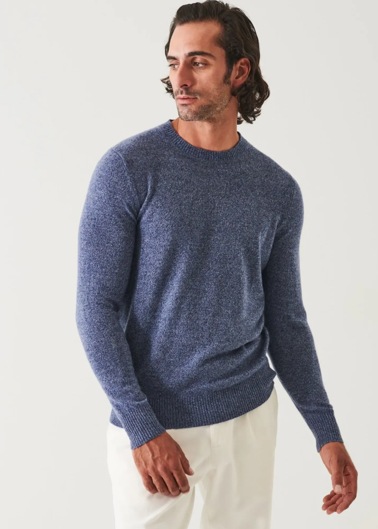 PATRICK ASSARAF Cashmere Crewneck|Men Knitwear