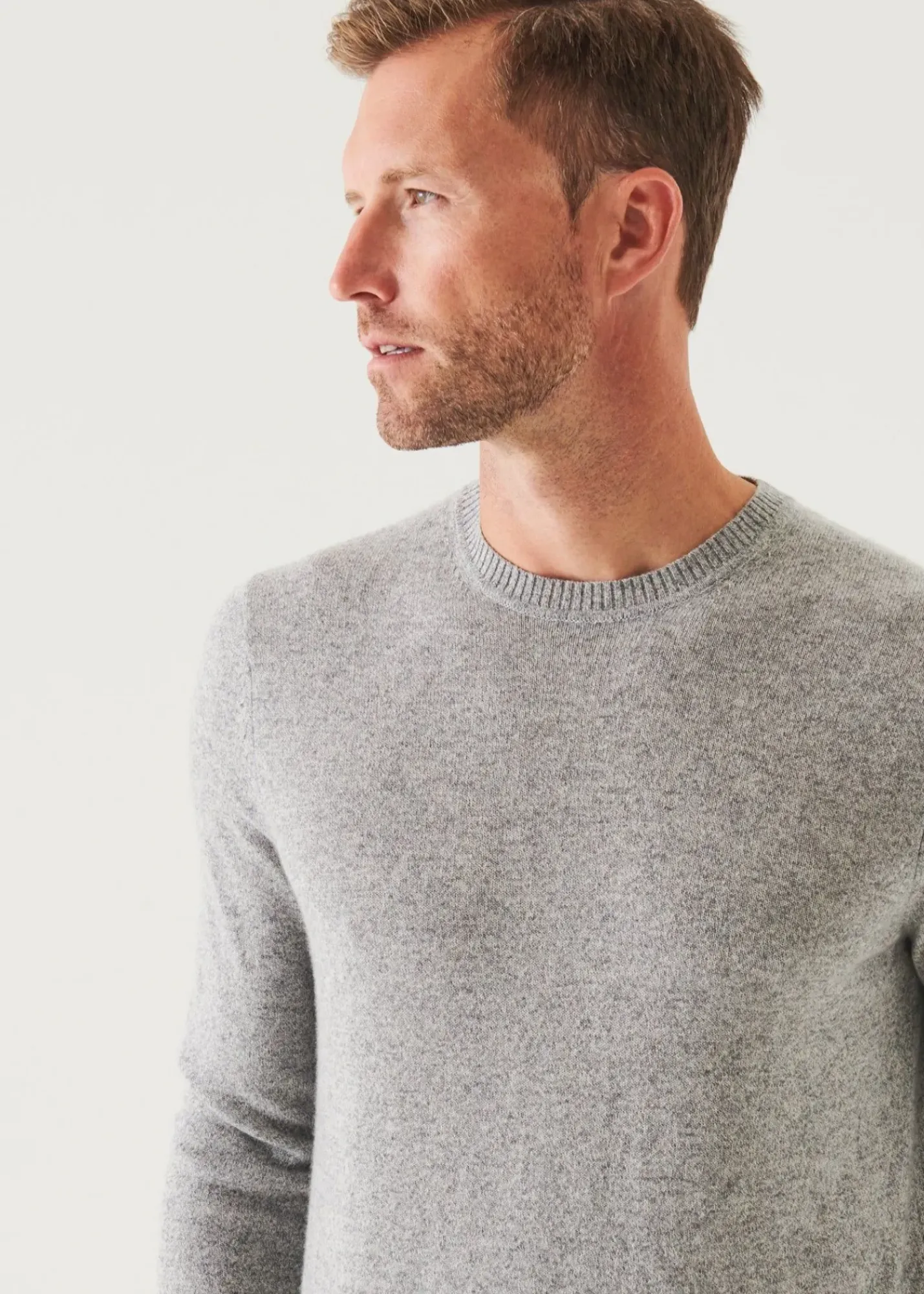 PATRICK ASSARAF Cashmere Crewneck|Men Knitwear