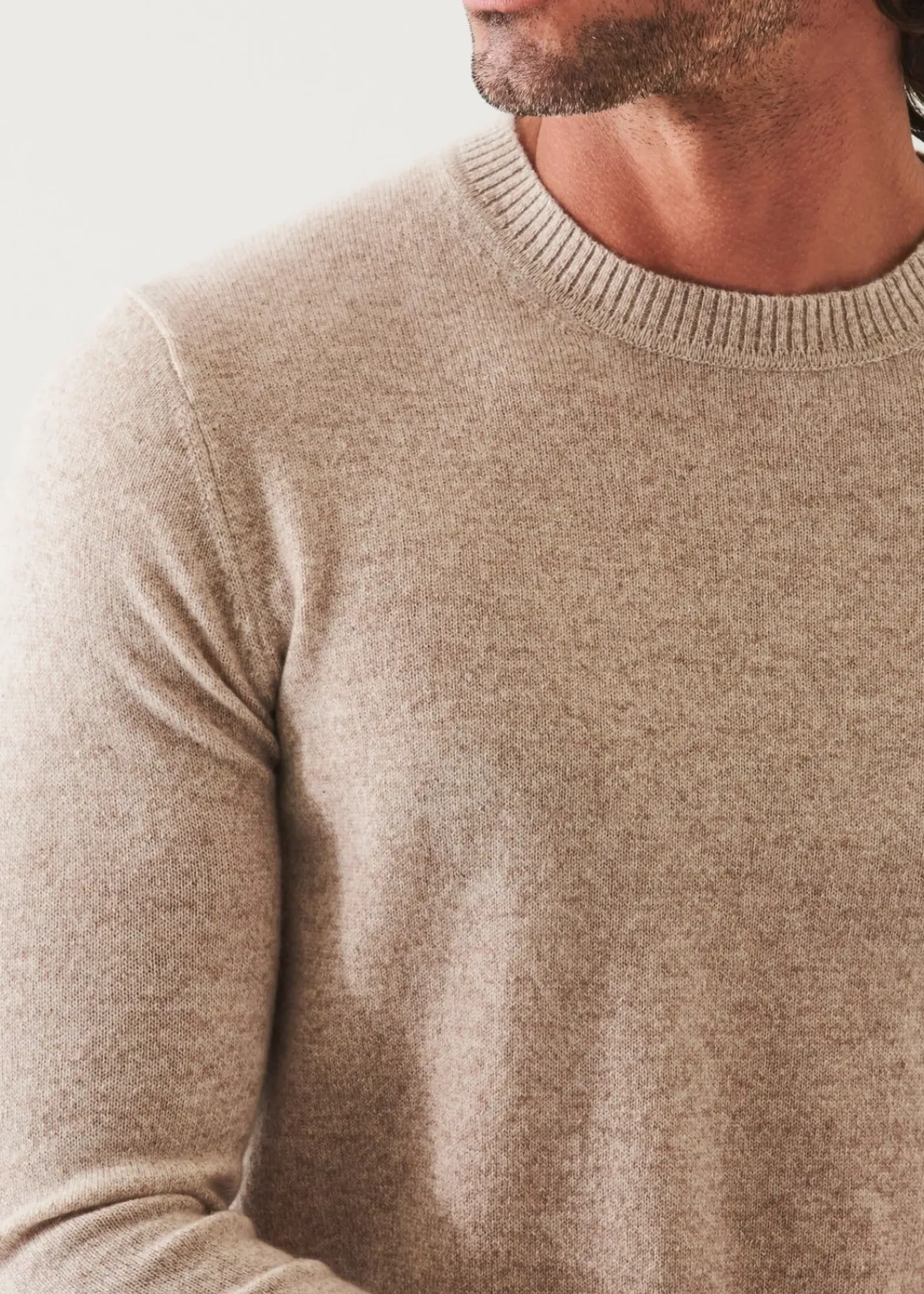 PATRICK ASSARAF Cashmere Crewneck|Men Knitwear