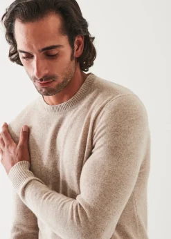 PATRICK ASSARAF Cashmere Crewneck|Men Knitwear