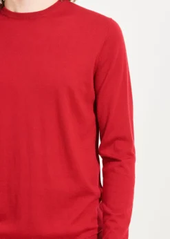 PATRICK ASSARAF Cashmere Crewneck Sweater|Men Knitwear