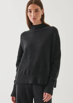PATRICK ASSARAF Cashmere Mock Neck|Women Knitwear