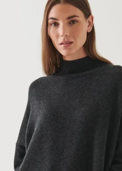 PATRICK ASSARAF Cashmere Mock Neck|Women Knitwear