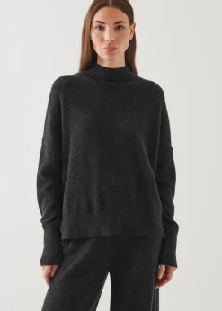 PATRICK ASSARAF Cashmere Mock Neck|Women Knitwear