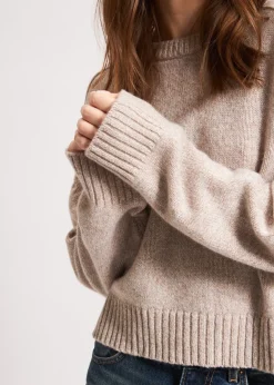 PATRICK ASSARAF Cashmere Raglan Crewneck|Women Knitwear