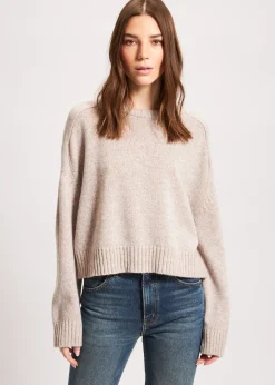 PATRICK ASSARAF Cashmere Raglan Crewneck|Women Knitwear